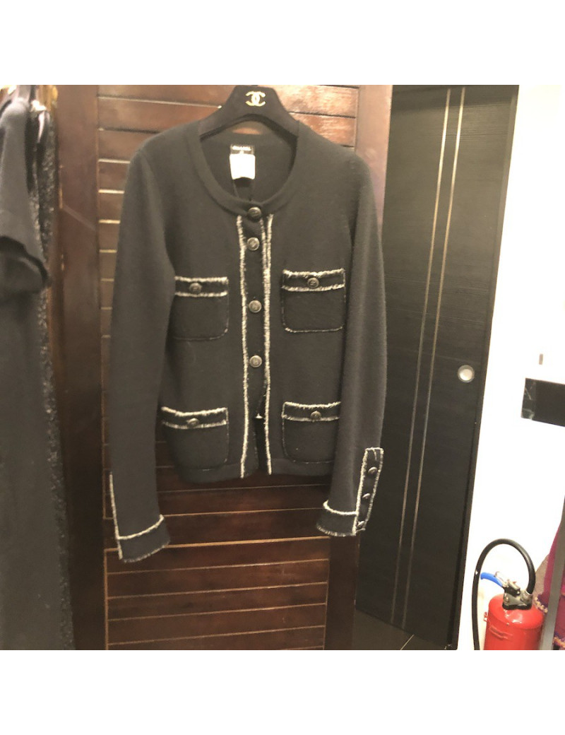 Gilet CHANEL noir T34