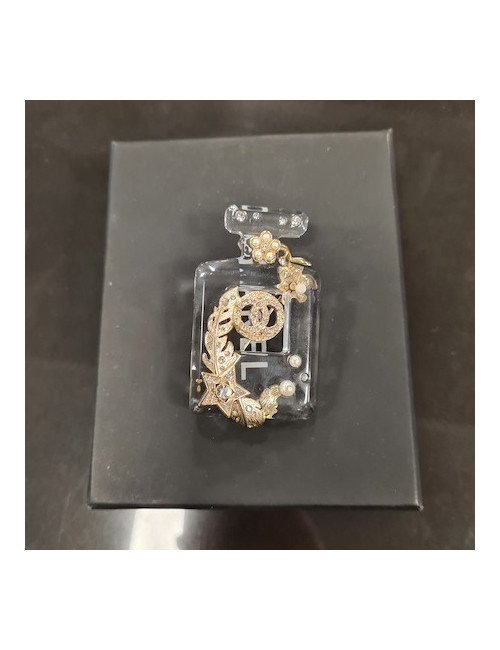 Broche bouteille de parfum CHANEL 