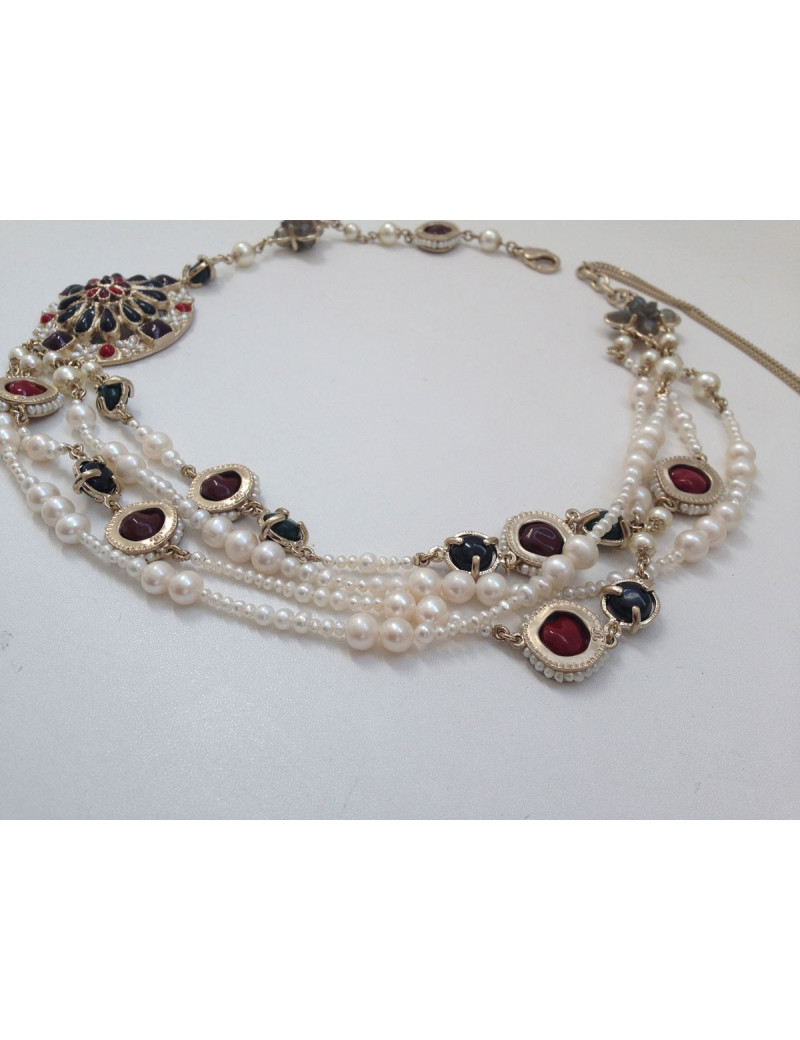Collier triple rangs CHANEL