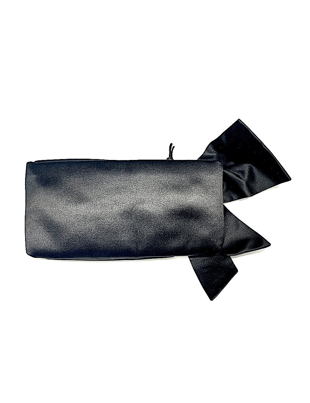 Pochette VALENTINO soie noire