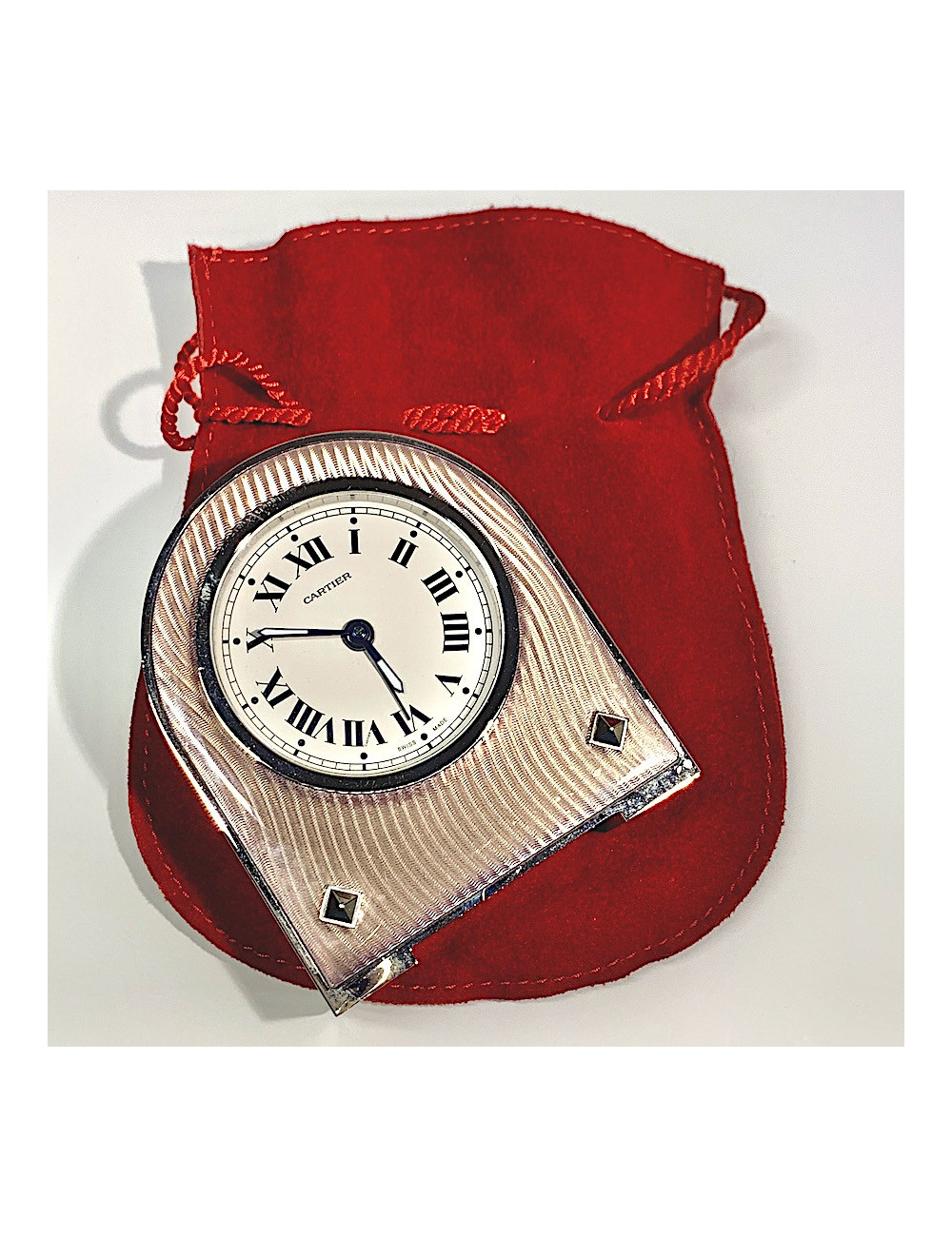 Pendulette CARTIER de voyage vintage - INFO PRIX entre 500 et 800 euros