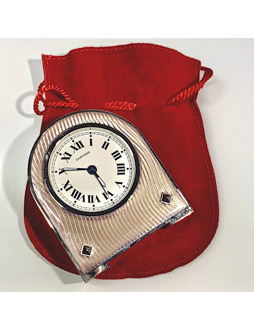 Pendulette CARTIER de voyage vintage - INFO PRIX entre 500 et 800 euros