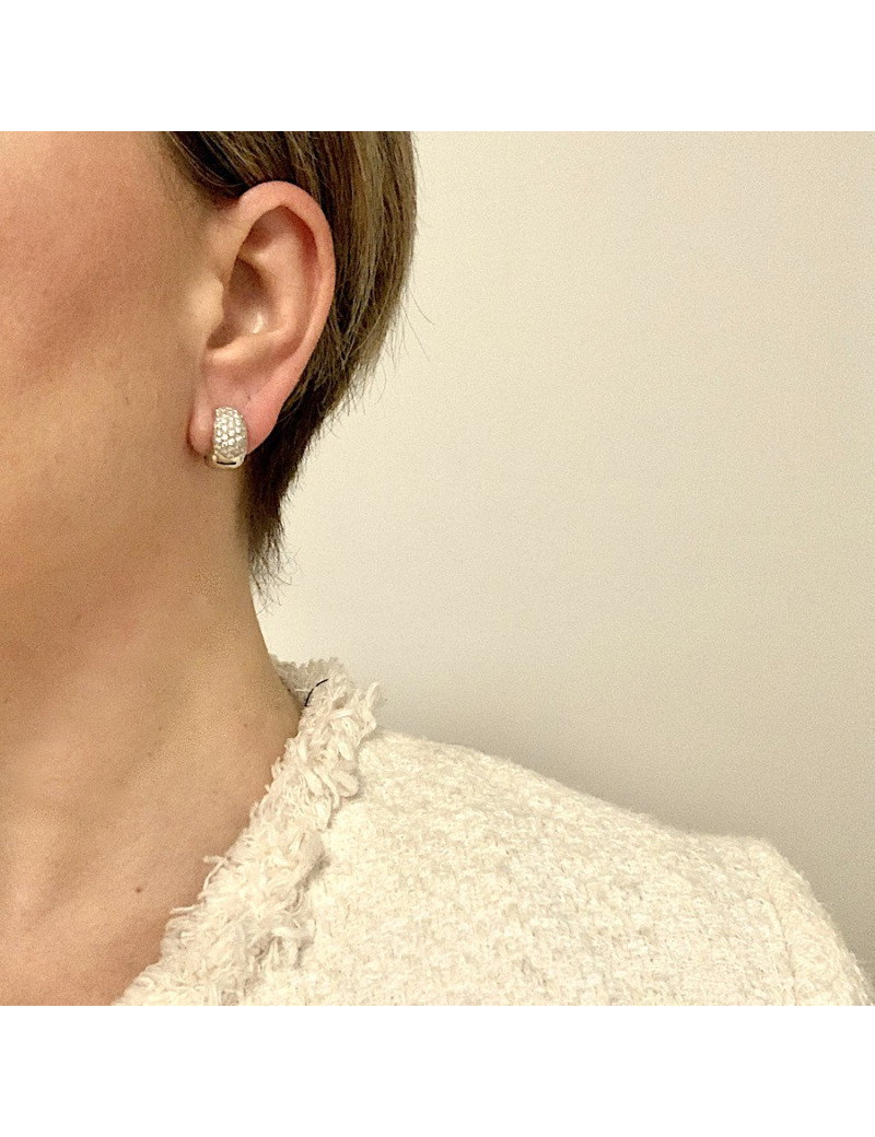 Clous or blanc et brillants