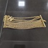 Bracelet chaînes CHANEL en métal doré