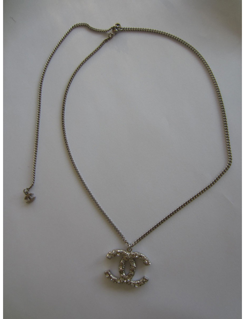 Collier CC strass CHANEL