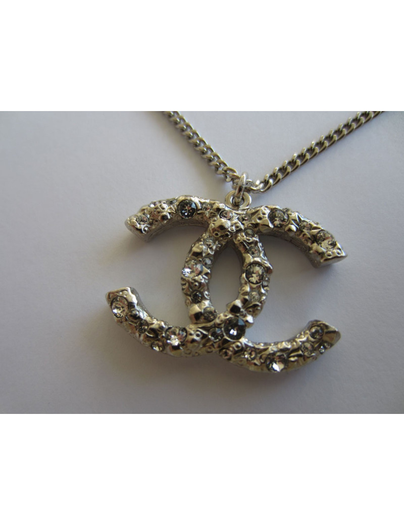Collier CC strass CHANEL