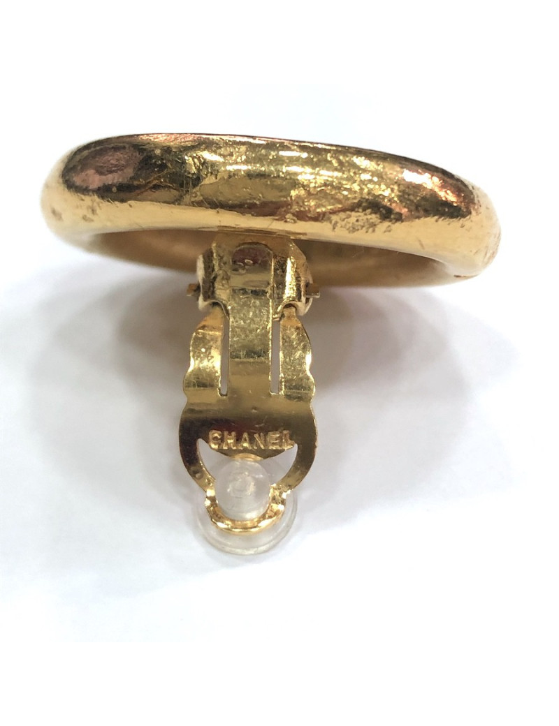 Clips Coco CHANEL Paris vintage dorées