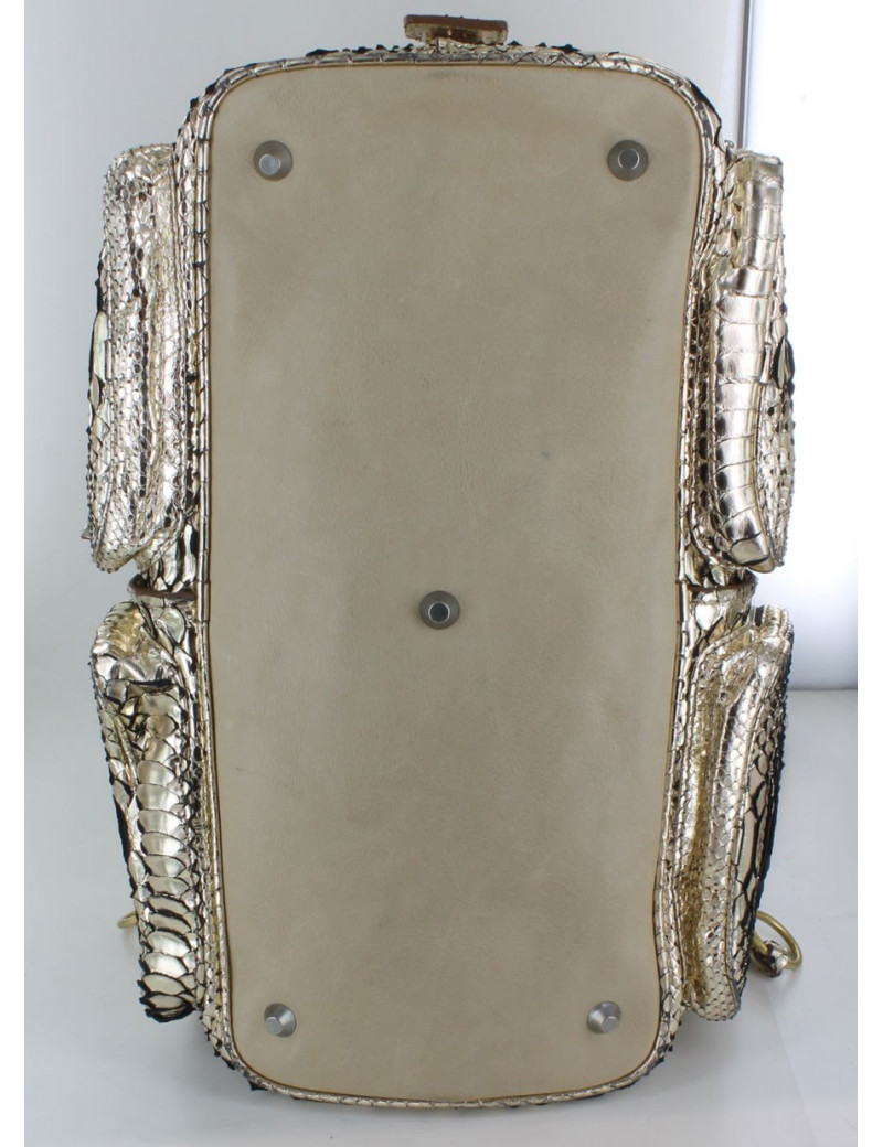 sac CHLOE en python or pâle