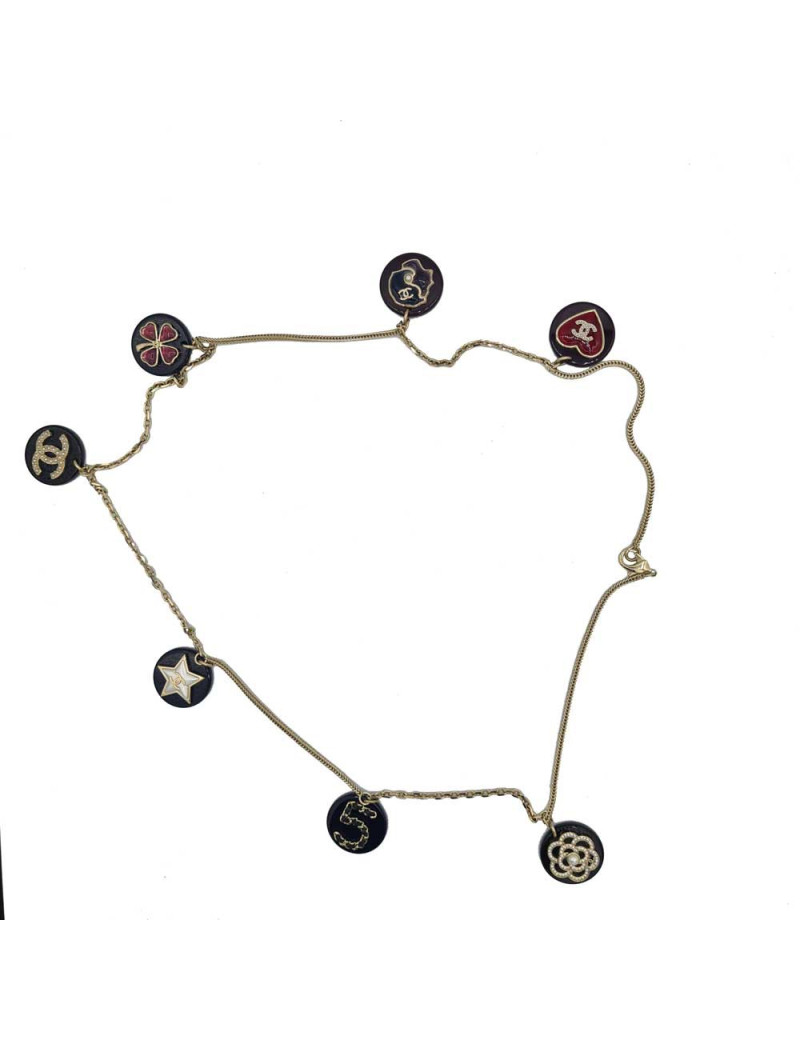 Sautoir CHANEL symboles de la Maison