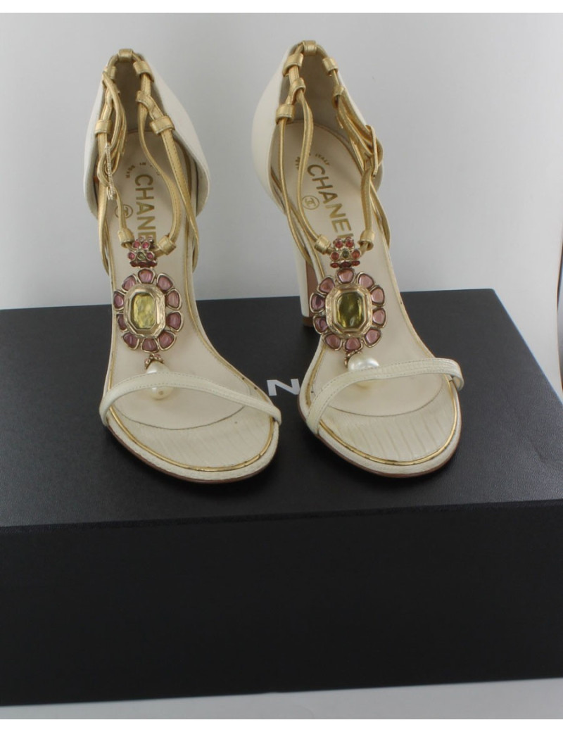 sandales CHANEL couture BIJOUX