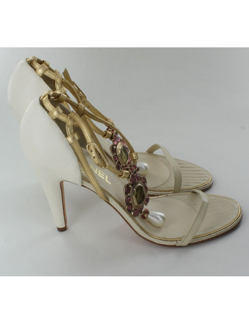 sandales CHANEL couture BIJOUX