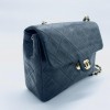 CHANEL Vintage Crossbody Mini Bag in Black Lambskin Leather
