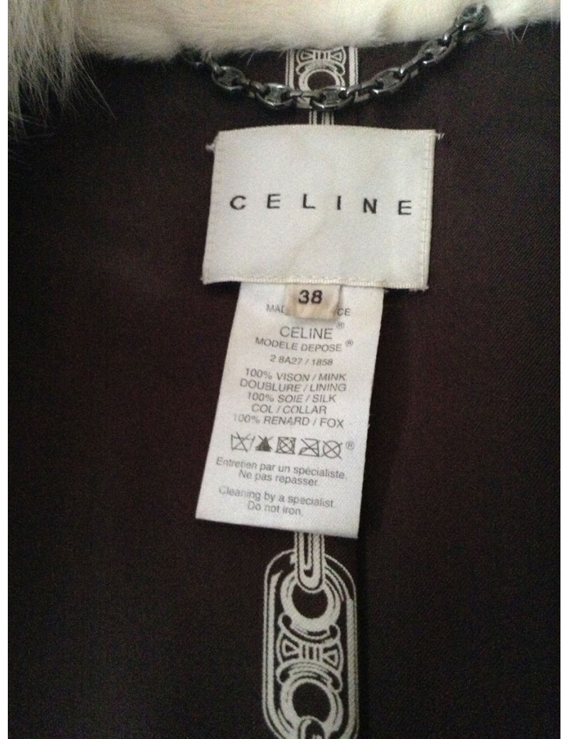 Manteau CELINE  vison 