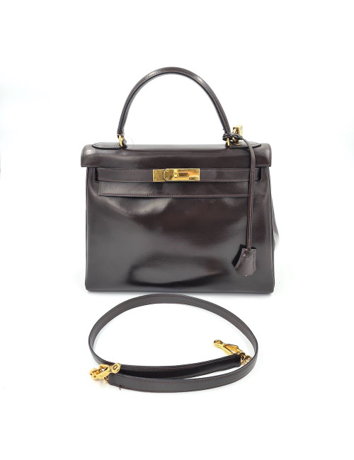 Kelly 28 HERMES cuir box