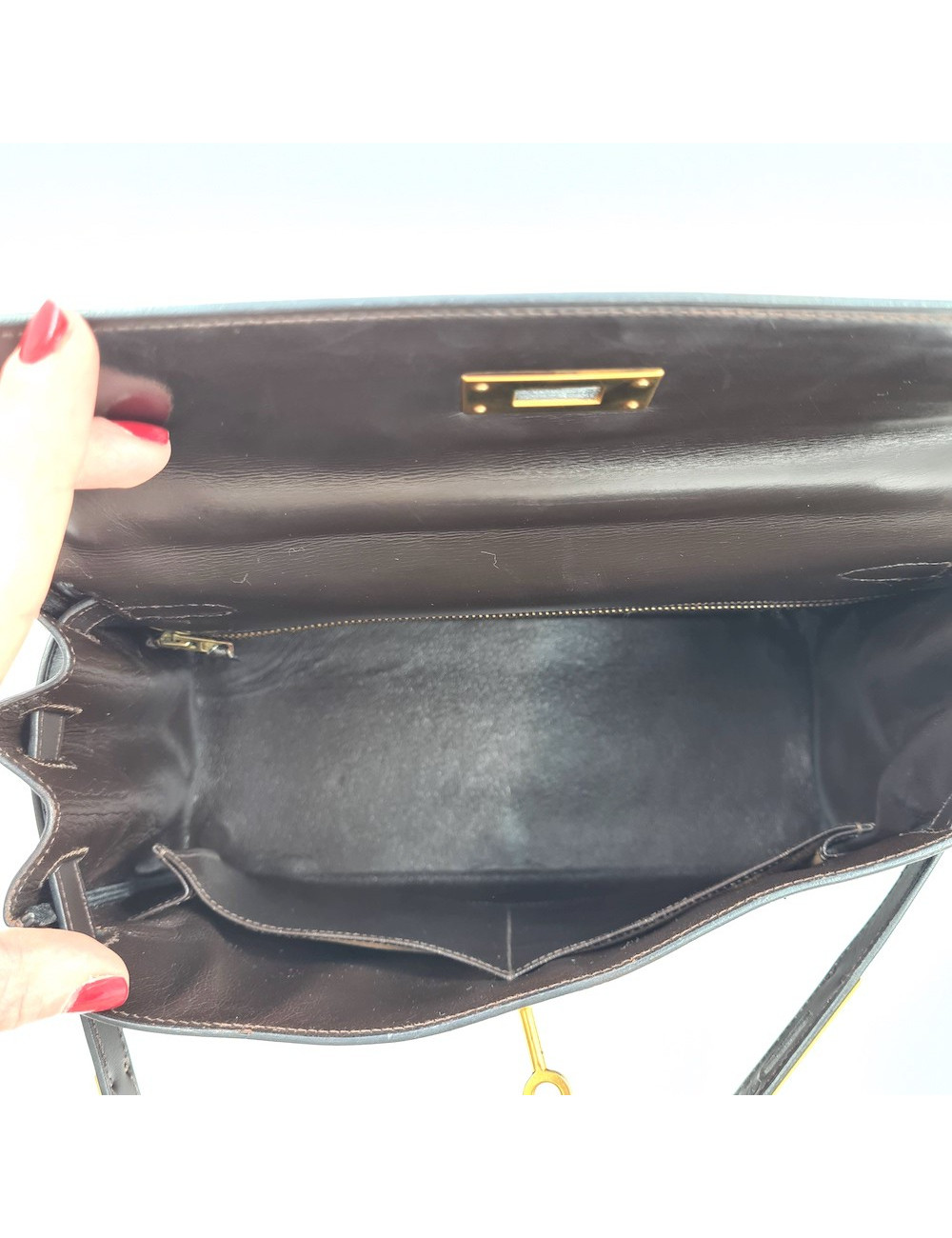 Kelly 28 HERMES cuir box