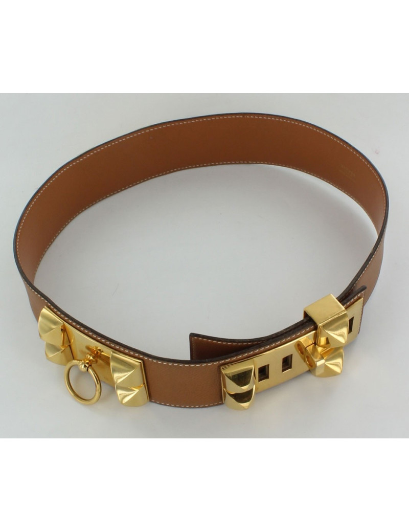 ceinture Médor HERMES CDC gold