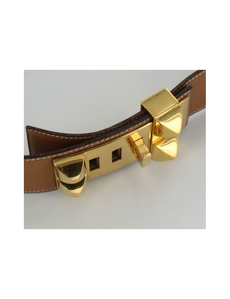 ceinture Médor HERMES CDC gold