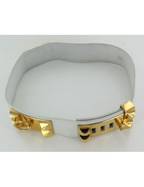 ceinture Médor CDC HERMES blanche