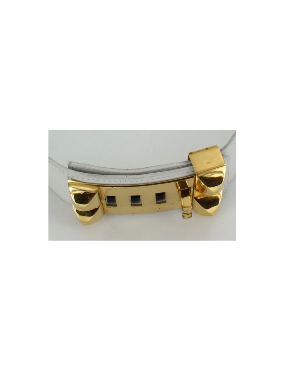 ceinture Médor CDC HERMES blanche
