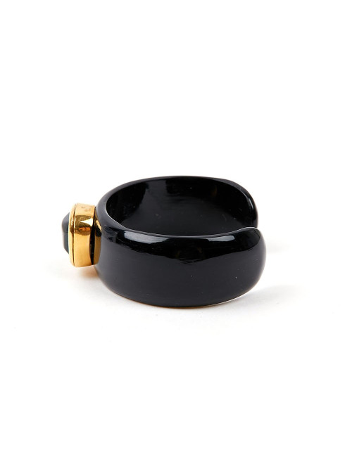 GOOSSENS black and emerald cuff