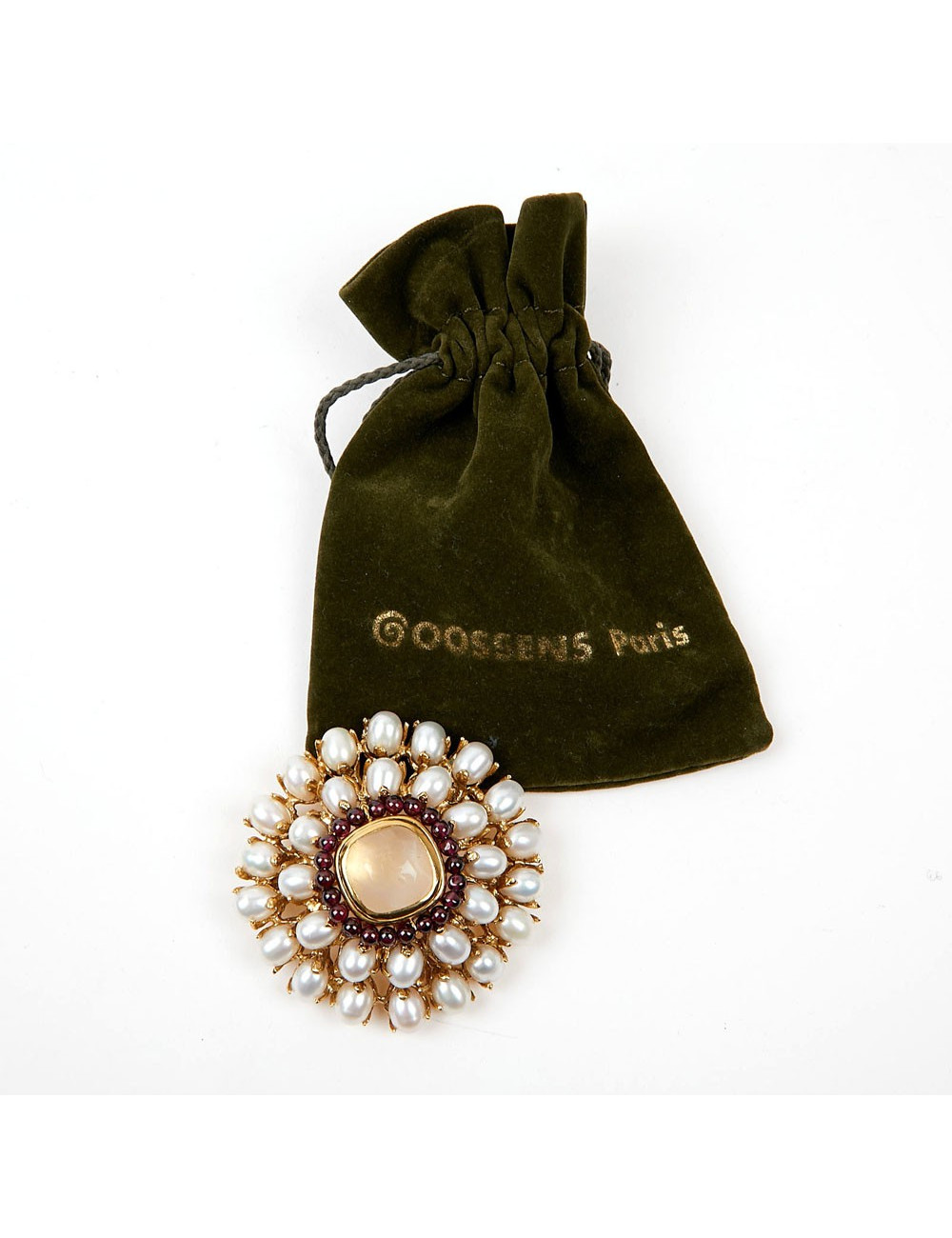 Broche GOOSSENS perles 