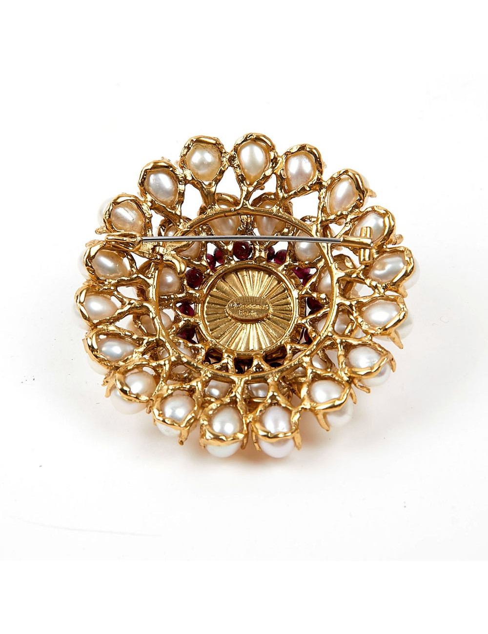 Broche GOOSSENS perles 