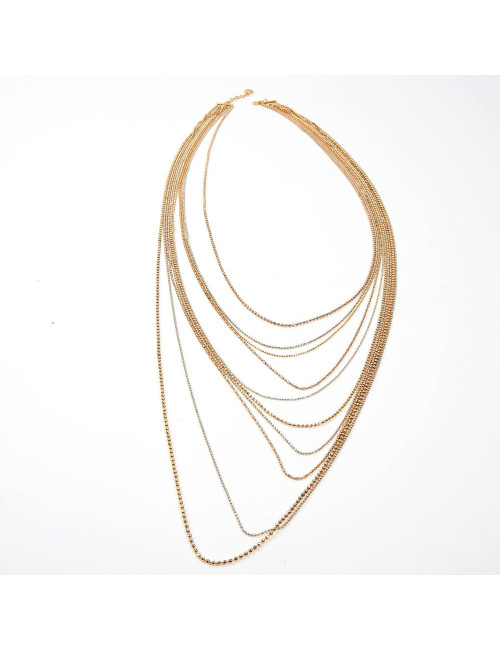 Collier multi-rangs GOOSSENS doré