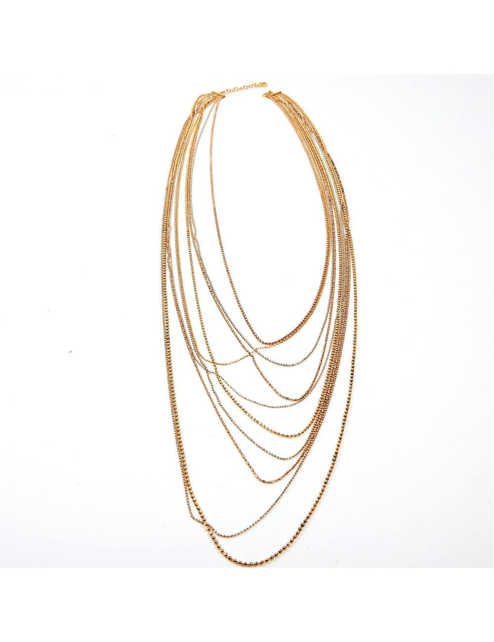 Collier multi-rangs GOOSSENS doré