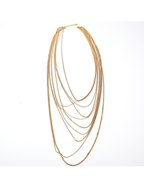 Collier multi-rangs GOOSSENS doré