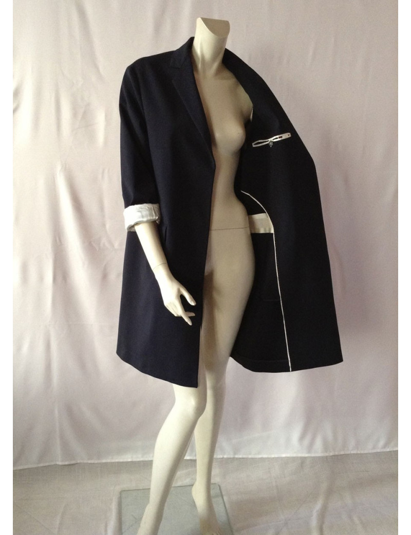 Manteau ROCHAS bleu marine