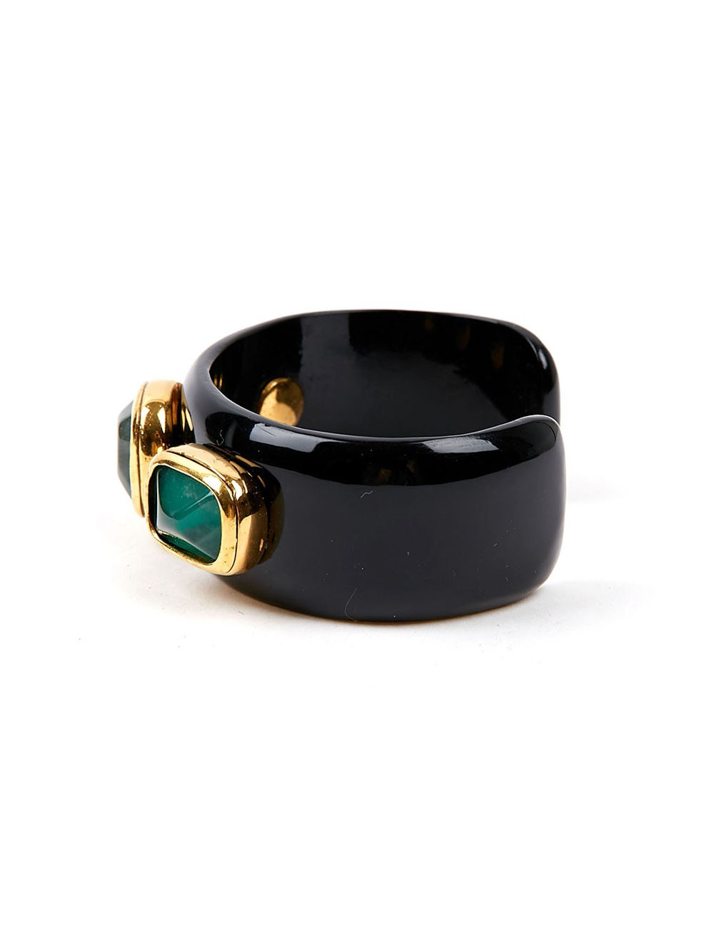 GOOSSENS three emerald cabochon cuff