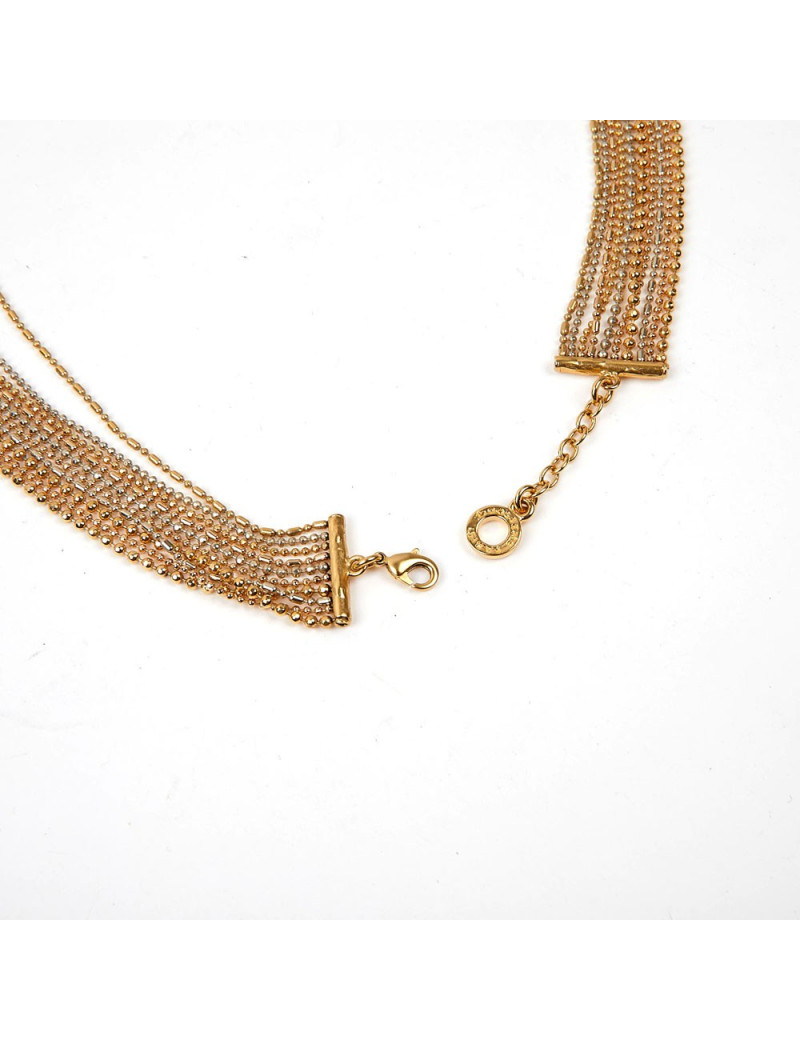 Sautoir multi rangs doré GOOSSENS