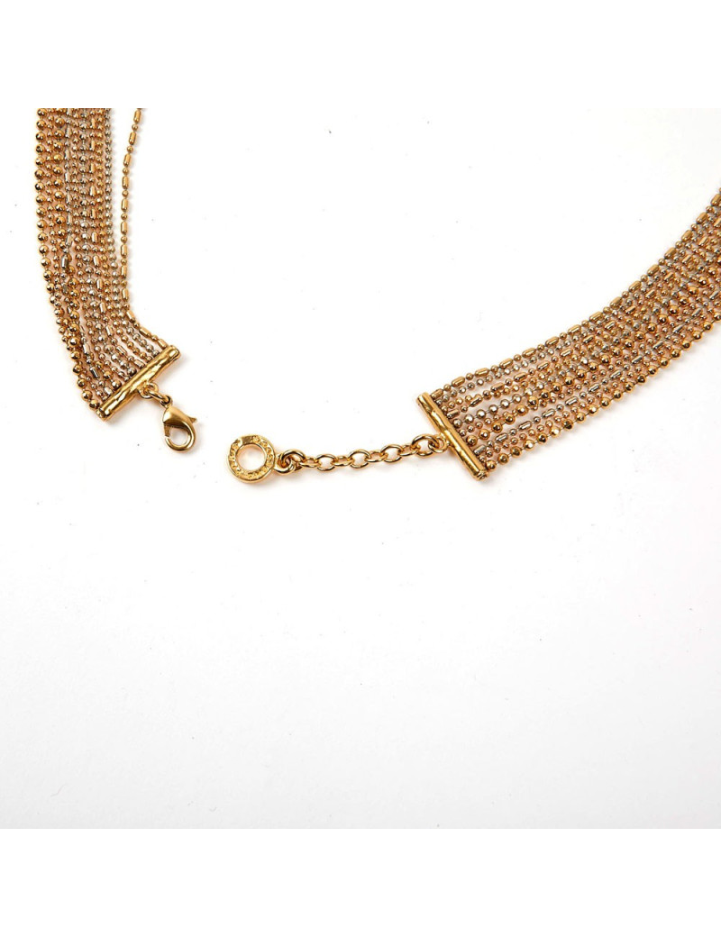 Sautoir multi rangs doré GOOSSENS