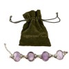 Bracelet GOOSSENS pierres violettes