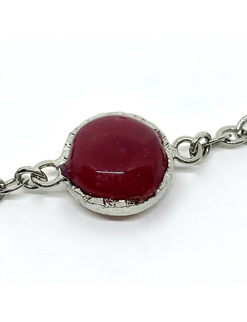 MARGUERITE DE VALOIS molten glass bracelet