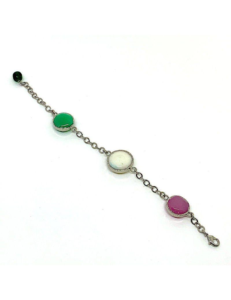 Bracelet MARGUERITE DE VALOIS pâte de verre