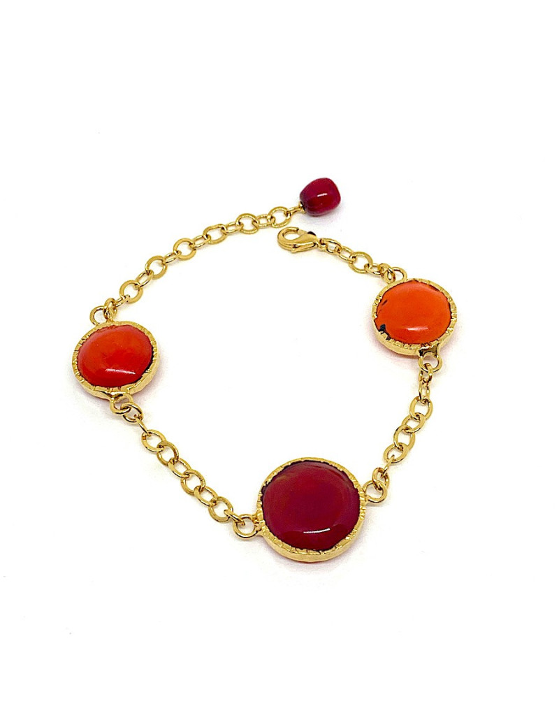 Bracelet MARGUERITE DE VALOIS pâte de verre