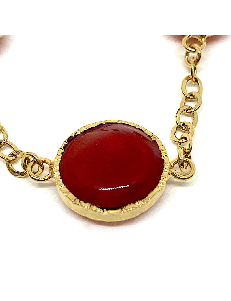 Bracelet MARGUERITE DE VALOIS pâte de verre