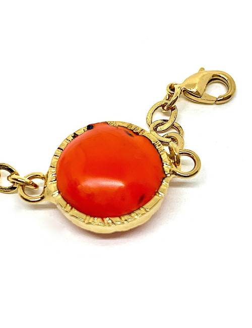 Bracelet MARGUERITE DE VALOIS pâte de verre