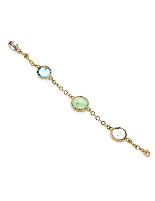 Bracelet MARGUERITE DE VALOIS pâte de verre