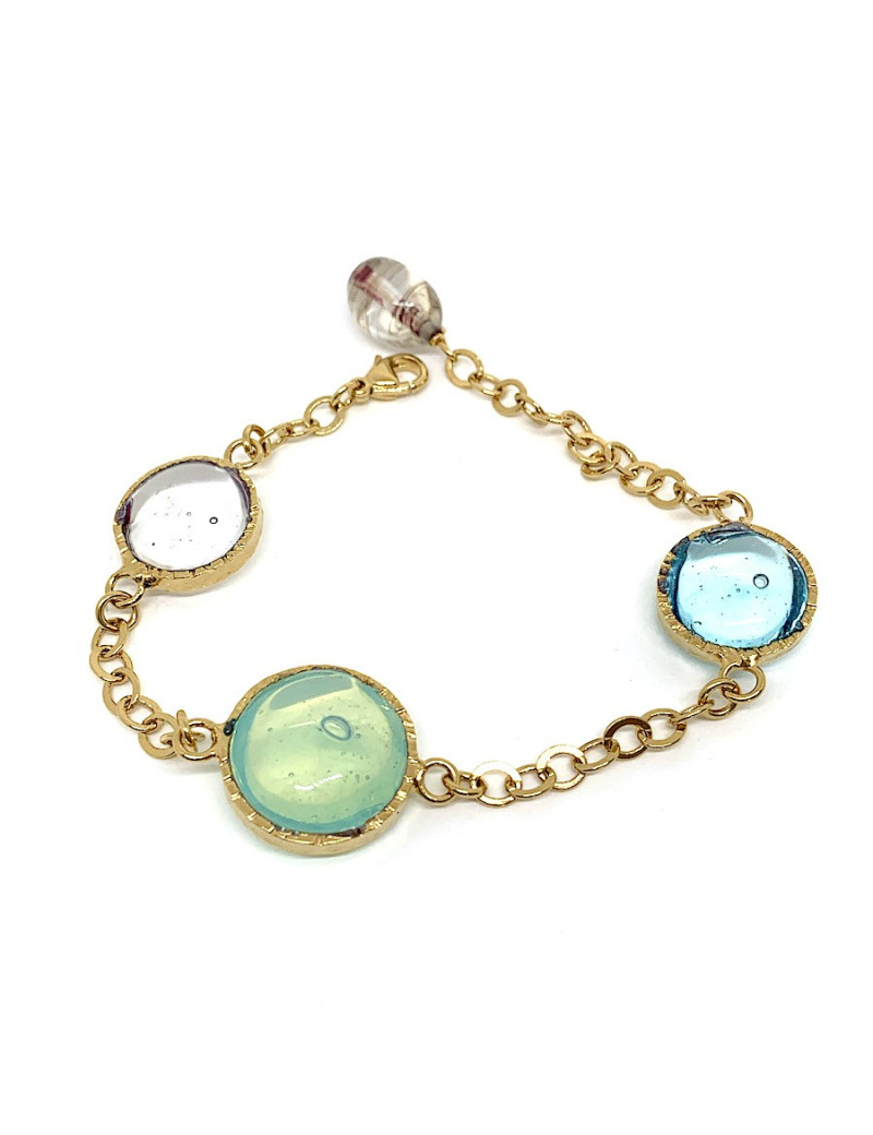 Bracelet MARGUERITE DE VALOIS pâte de verre