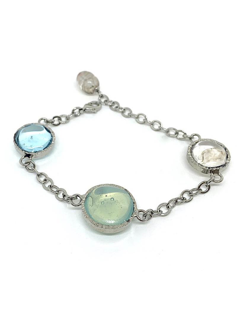 MARGUERITE DE VALOIS molten glass bracelet