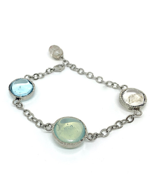 MARGUERITE DE VALOIS molten glass bracelet