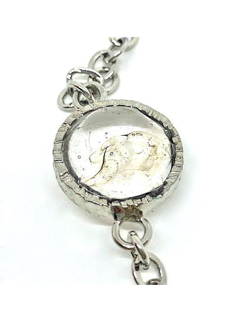 MARGUERITE DE VALOIS molten glass bracelet