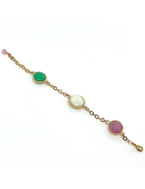 Bracelet MARGUERITE DE VALOIS pâte de verre