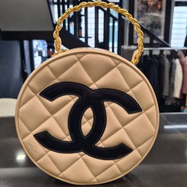 Sac Collector rond CHANEL années 90 