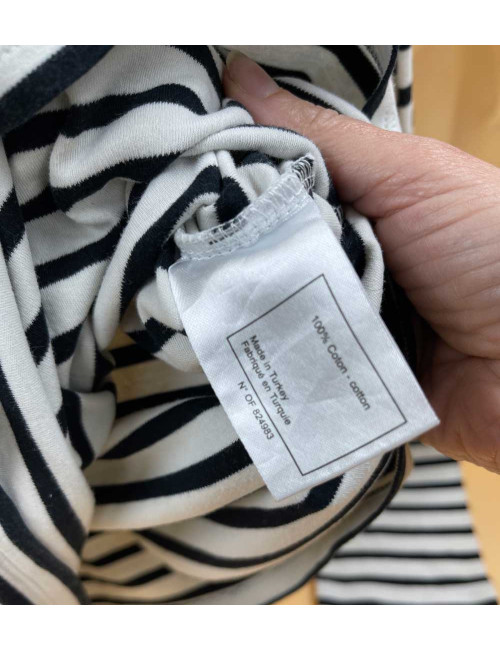 Marinière CHANEL en coton bleu et blanc