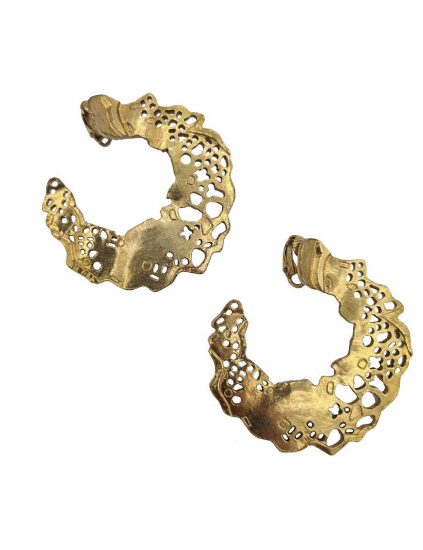 CHRISTIAN LACROIX Vintage wrought metal hoops