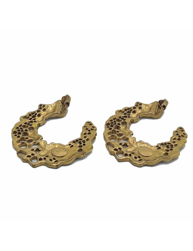 CHRISTIAN LACROIX Vintage wrought metal hoops 2