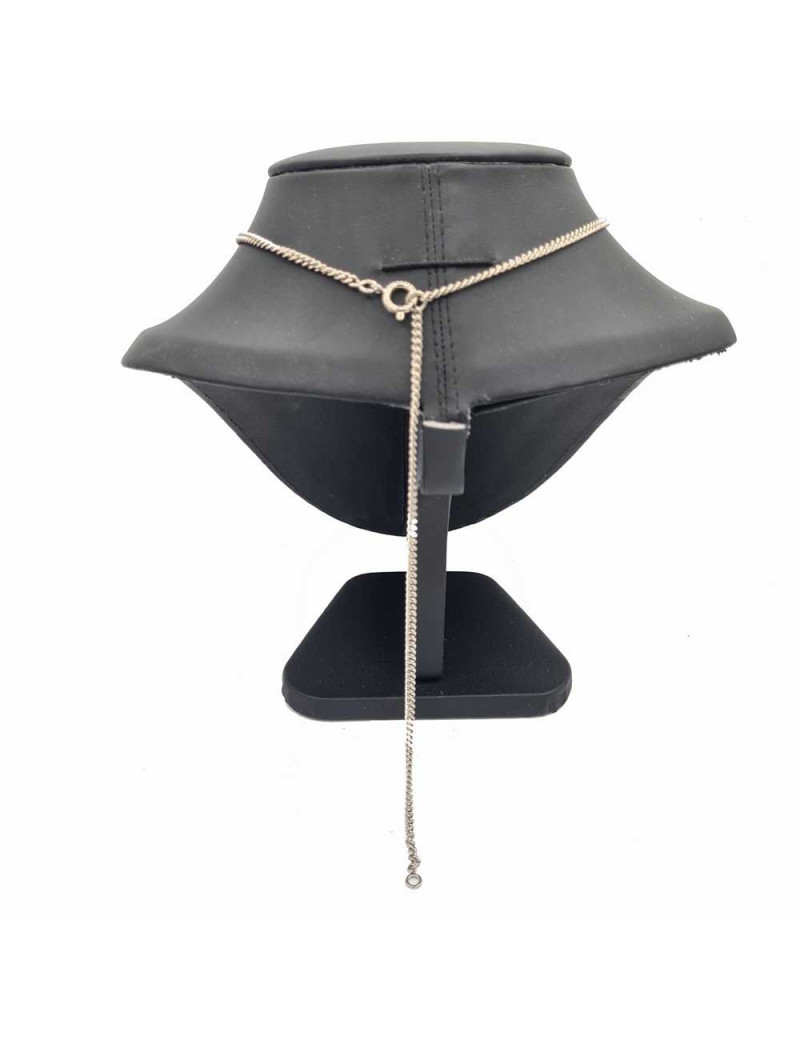 Pendentif CHANEL double cabochons noirs et brillants